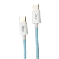 Cabo Oex Type C Para Type C Candy 30W, 1 Metro, Azul - Ce206