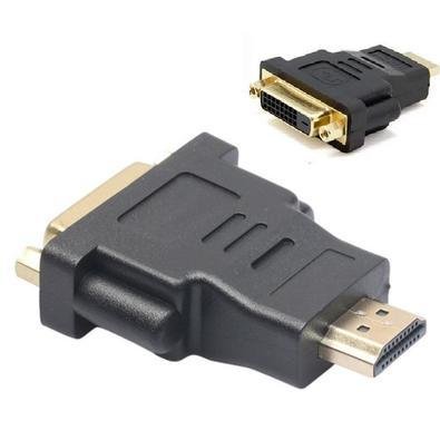 Adaptador DVI-D Dual Link Femea X HDMI Macho, Dex, Revestimento PVC