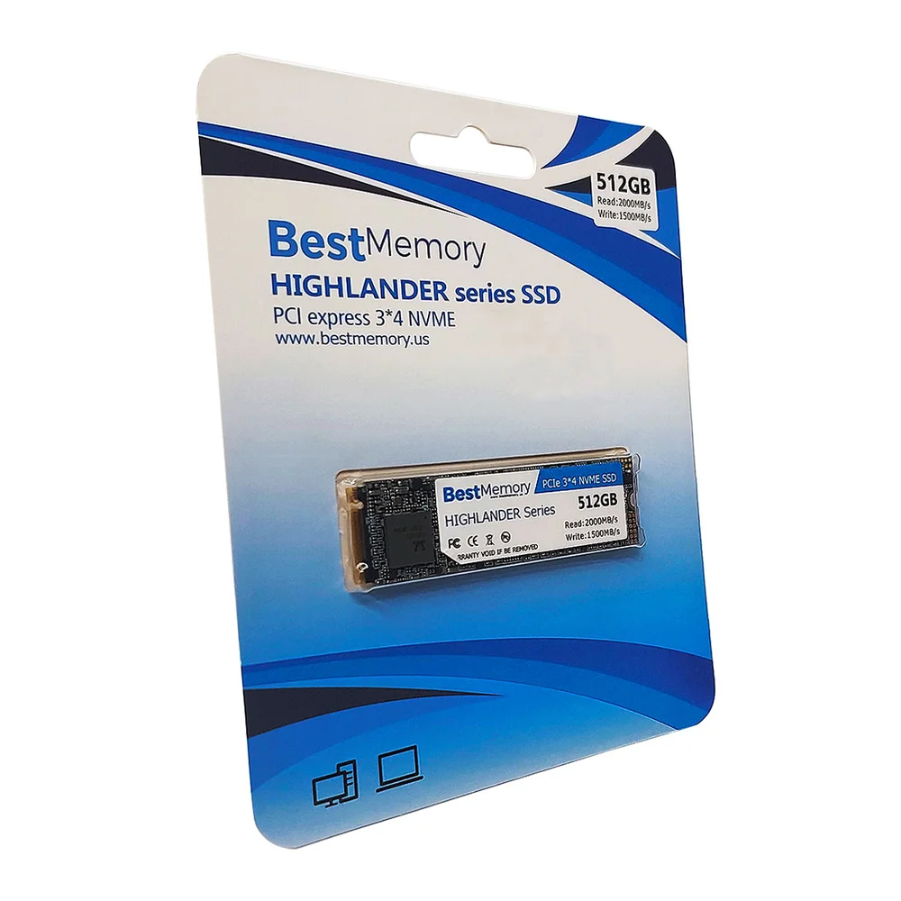 Imagem 4 de 5 do produto SSD M.2 Best Memory 512GB, Leitura 2200MB/s Gravação: 1450MB/s