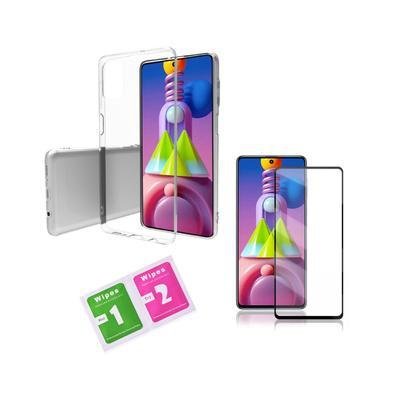 Kit Capa Elxcases, Silicone Flexível + Película 9D Para Galaxy M51, 6.7