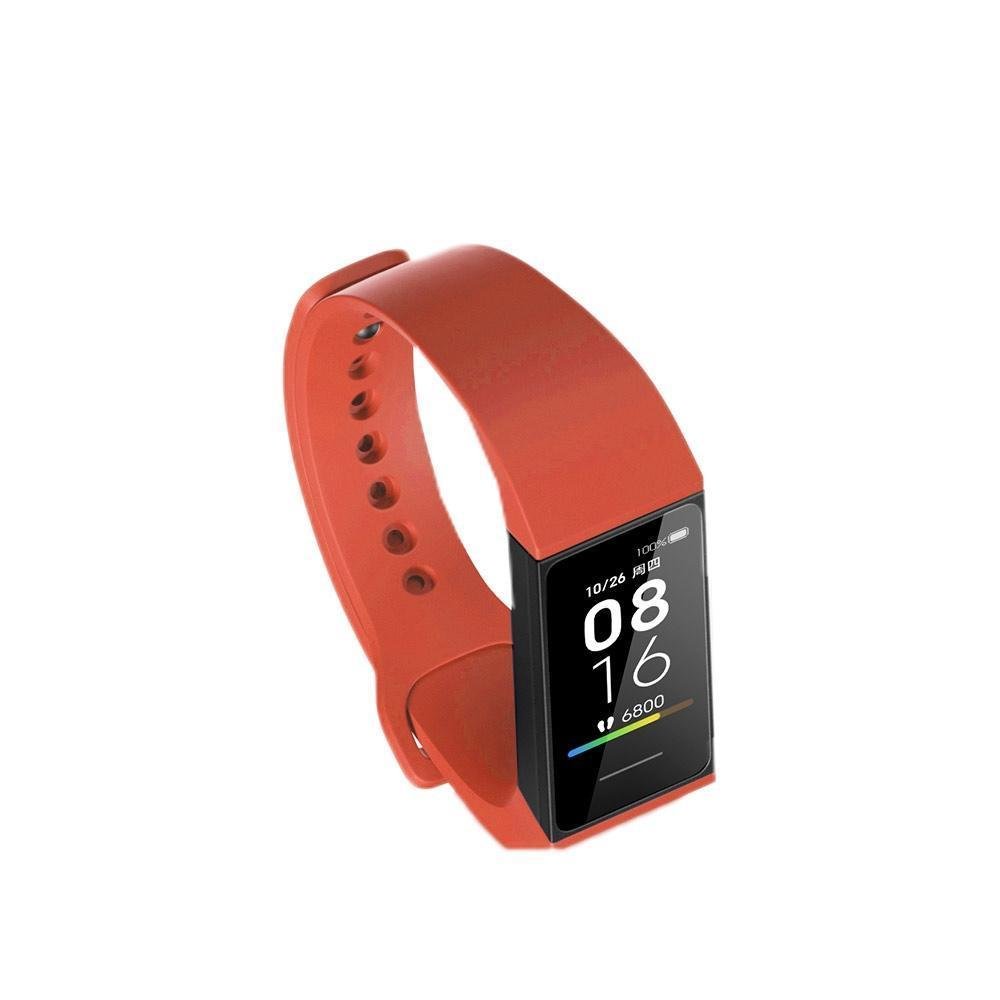Imagem 2 de 3 do produto Bracelete Xiaomi De Silicone, Para Pulseira Inteligente Mi Band 4c, Laranja