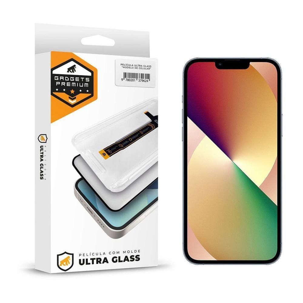 Película Para Iphone 13 Pro Max, Ultra Glass, Preta | KaBuM!