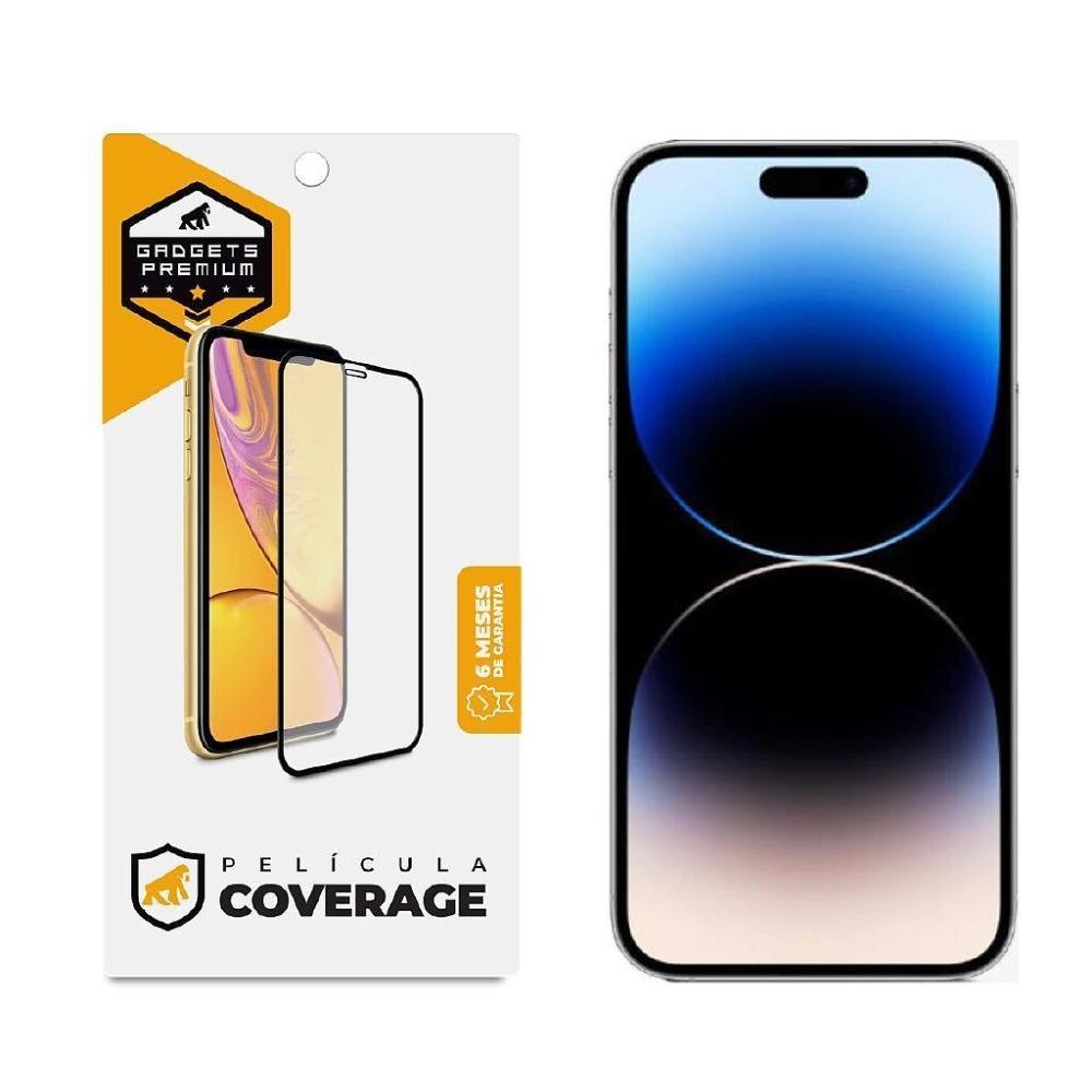 Pel Cula Para Iphone Pro Coverage D Pro Preta Gshield Kabum