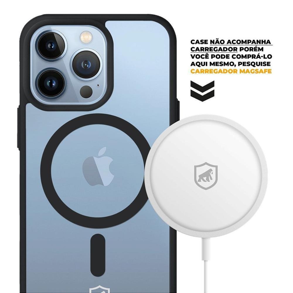 Imagem 3 de 4 do produto Capa Magsafe Para Iphone 13 Pro, Preta, Gshield