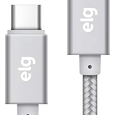 Cabo Usb Tipo-c  Para Usb, Tipo-c Elg Prata 1m - Tc2tcbs