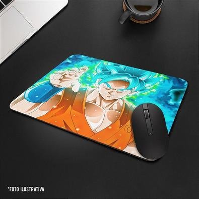 Mousepad Goku Super Saiyajin Níveis Dragon Ball com apoio