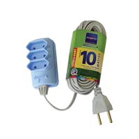 Extensao Daneva Ref1532 Sort Pl, Cordao Pararelo 2x0.75mm 10 metros, Cor Sortida