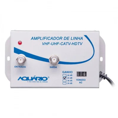 Amplificador De Linha Para Tv 25db Al-25 Bivolt