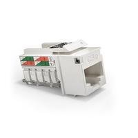 Conector Jack Femea Rj45 Cat.5e T568a/b Branco 35050423