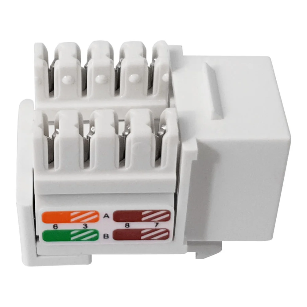 Imagem 4 de 5 do produto Conector Sohoplus Fêmea Cat5e T568a/b Rohs - Branco