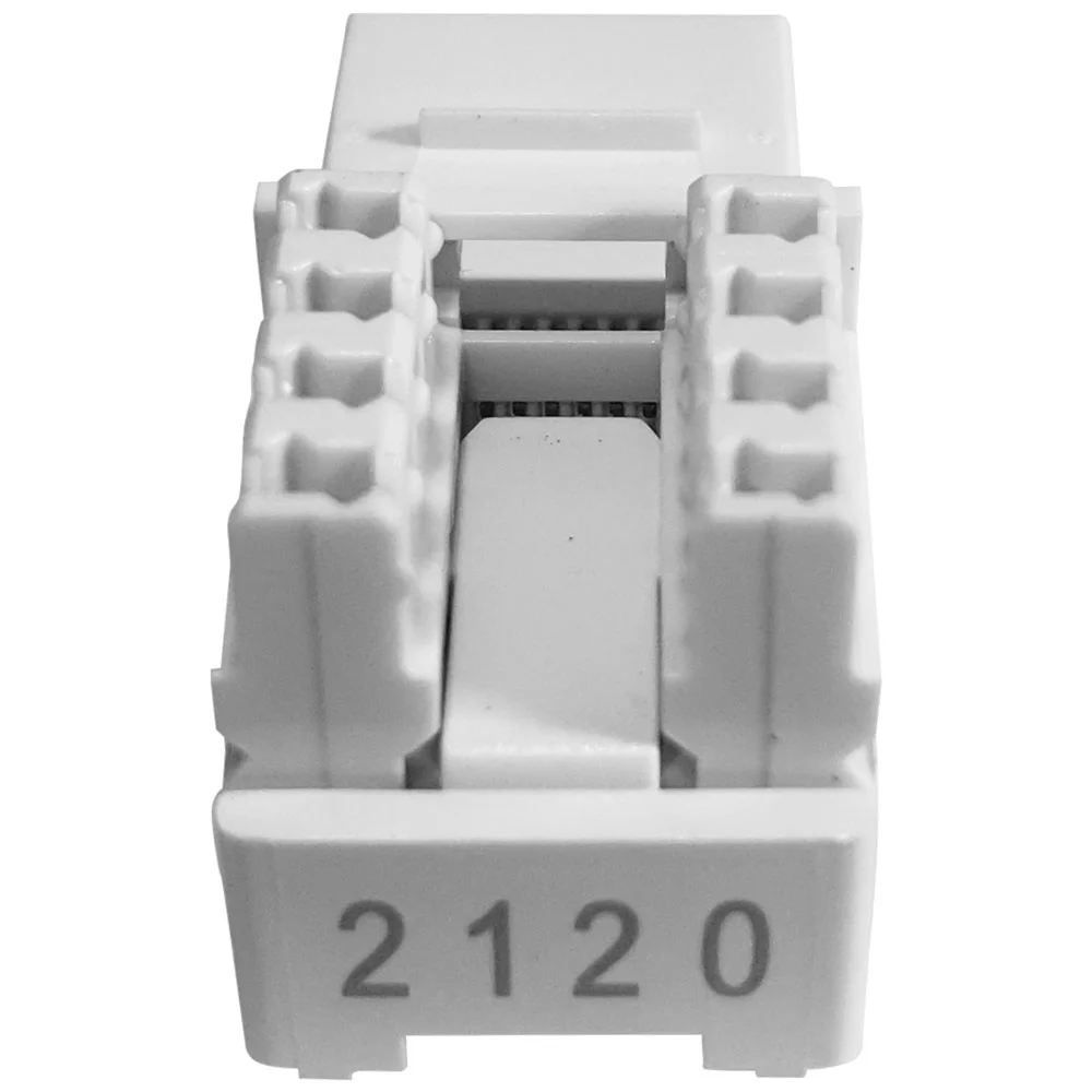 Imagem 5 de 5 do produto Conector Sohoplus Fêmea Cat5e T568a/b Rohs - Branco