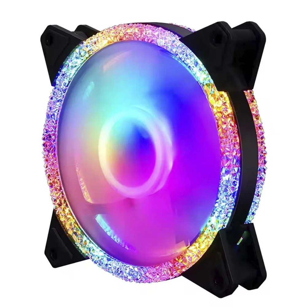 Cooler 120mm Gamer Led RGB 20 Leds Conecta Fonte Dex Dx-12m 6