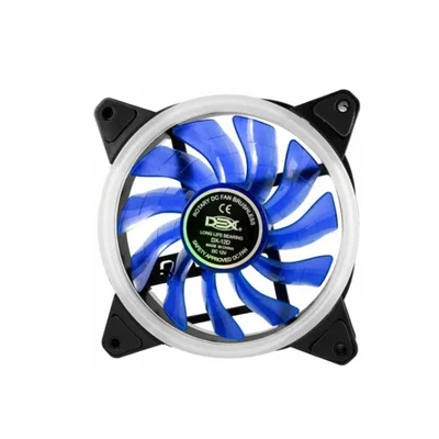 Cooler Dex Dx-12d, 120Mm, LED Azul 30-led, Dupla Face