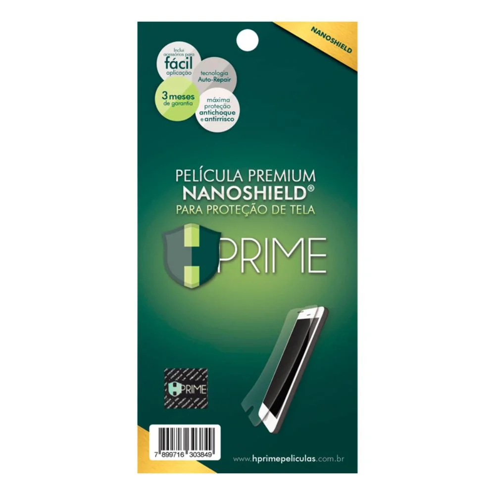 Imagem 3 de 4 do produto Película Hprime, 3331, Iphone 11, Verso Com Acessorios Mod. 1, Nanoshield