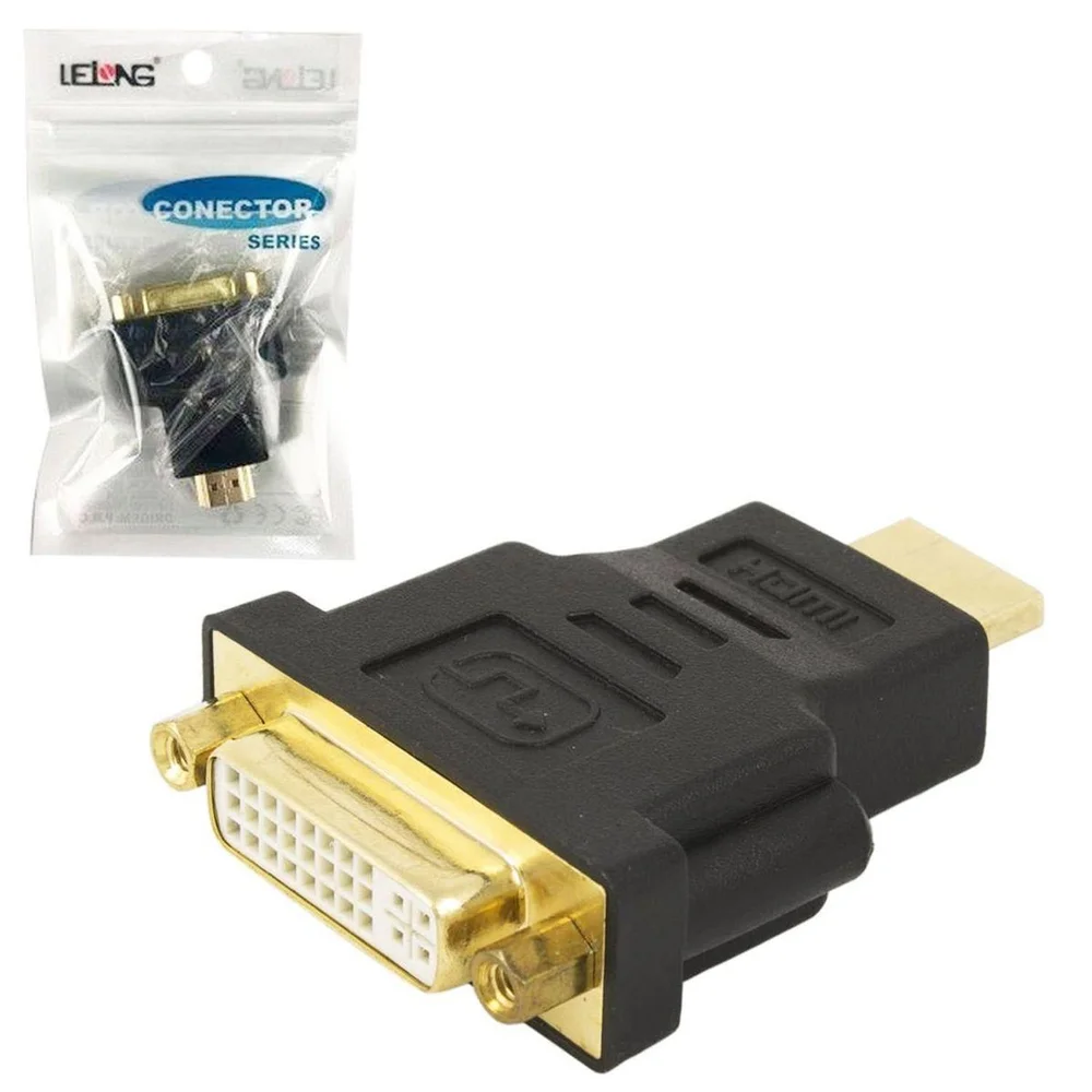 Adaptador Conector HDMI Dourado KaBuM
