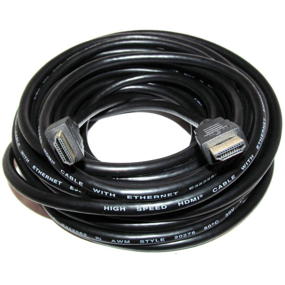 Imagem 2 de 2 do produto Cabo HDMI, HDTV 15m, Alta Definição 1.4, Ethernet Full HD 3D 4k