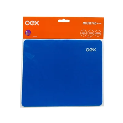 Mousepad Eva Oex Mp100, base de borracha, Azul