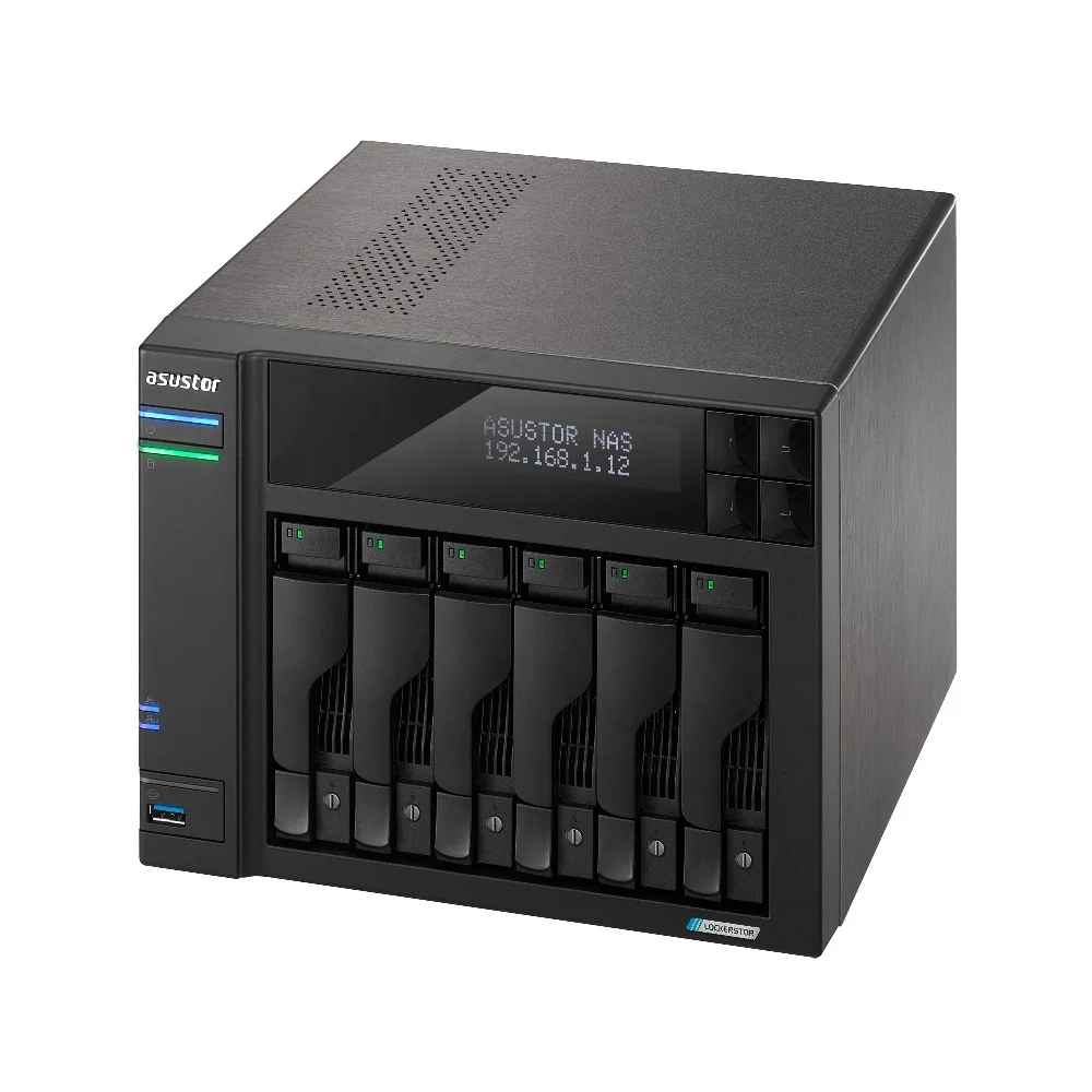 Servidor NAS Asustor Lockerstor 6 Gen2 KaBuM
