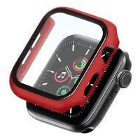Capa Hprime Apple Watch 44mm Película Bumper, Vermelho