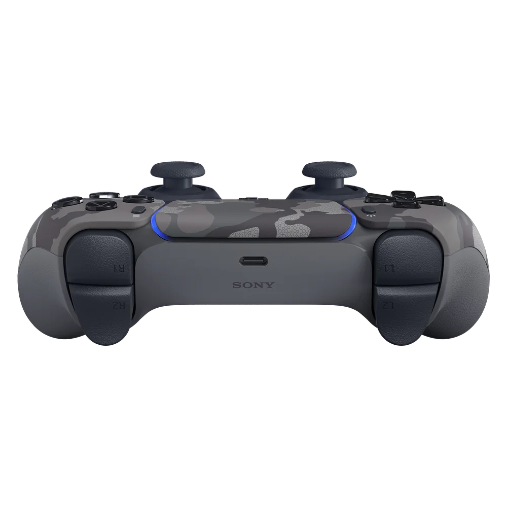 Imagem 2 de 5 do produto Controle Playstation 5 Sony DualSense, Sem Fio, Gray Camuflado - PS5