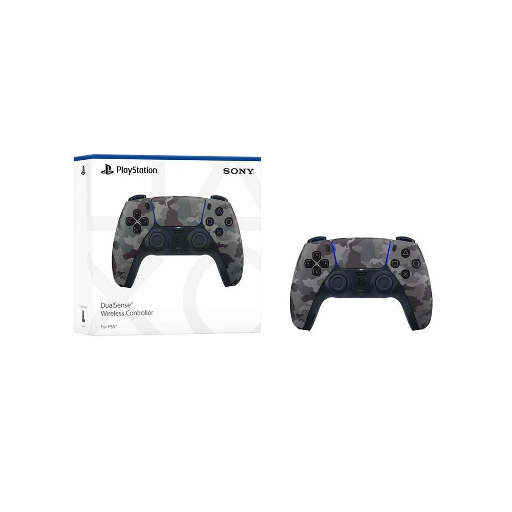 Imagem 4 de 5 do produto Controle Playstation 5 Sony DualSense, Sem Fio, Gray Camuflado - PS5