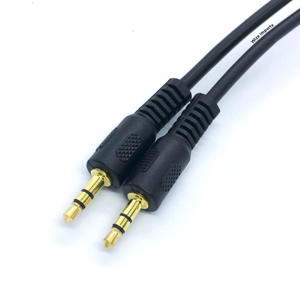 Imagem 2 de 2 do produto Cabo Auxiliar Para Celular P2 Ligar Som Do Carro Curto 20cm