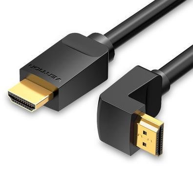 Cabo HDMI 2.0 Vention Blindado, 1.5 Metros, Preto - aaqbg