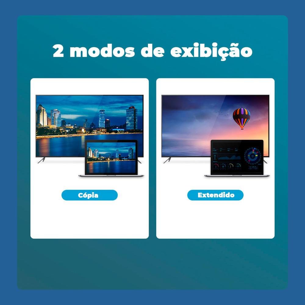 Imagem 4 de 5 do produto Cabo HDMI 2.0 Vention Reforçado, 75cm, Preto - aaobe