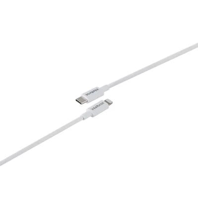 Cabo Intelbras USB-C Para Lightining 1.2M, PVC, Branco - Eucl 12pb