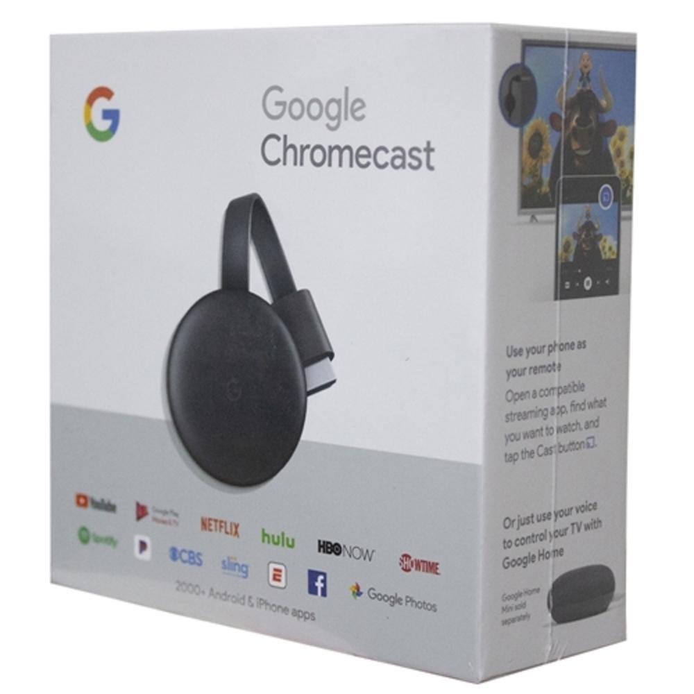 Google Chromecast 3 Full HD Com WIFIHDMI KaBuM