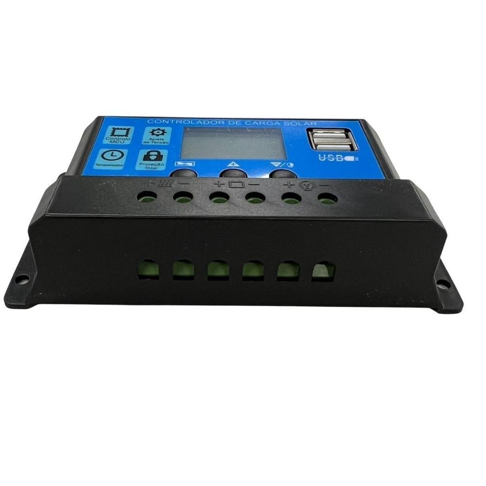 Imagem 2 de 5 do produto Controlador De Carga de Painel Solar Knup Ad10a, 10a, Regulador, 12vou, 24v