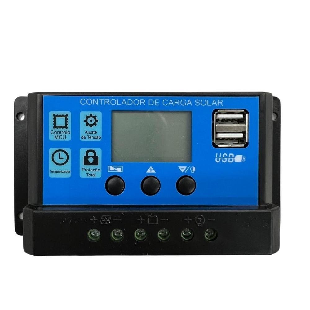 Imagem 5 de 5 do produto Controlador De Carga de Painel Solar Knup Ad10a, 10a, Regulador, 12vou, 24v