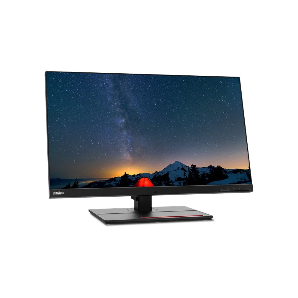美品 ThinkVision P27u-20 27インチ 3840×2160 ThinkVision P27u-20(27型/3840×2160/IPS/USB-C/スピーカー/高さ
