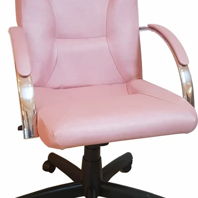 Cadeira Ergodecor Giratória Escritório Day Presidente Rosê Gold Relax Base Preta C/ Rodizio, 100% Nacional