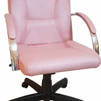 Cadeira Ergodecor Giratória Escritório Day Presidente Rosê Gold Relax Base Preta C/ Rodizio, 100% Nacional