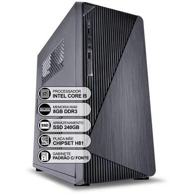 Computador Desktop, Intel Core I5 4º Geração, 8GB RAM, SSD 240GB, HDMI