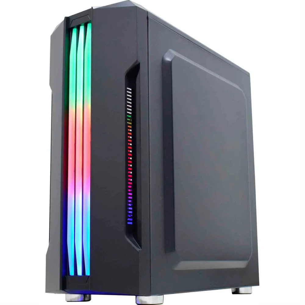 Pc Gamer, Intel Core I5 3.30GHz, 8GB, Geforce GT 1GB, SSD 120 + HD 500GB, Fonte 500W Real, Gabinete RGB - view 2
