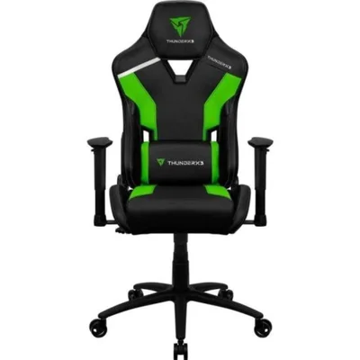 Cadeira Thunderx3 Tc3, até 125 kg, Rotação de 360 grau, Neon Green