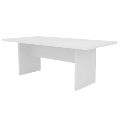 Mesa Reunião Para Escritório 200x100 Cm Me4119 Branco