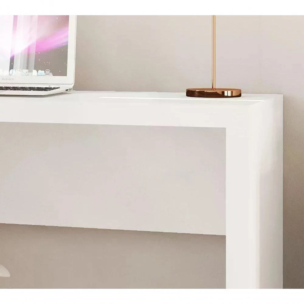 Imagem 5 de 5 do produto Mesa Escrivaninha Tecno Mobili, Me4135, Para Escritorio, Branco
