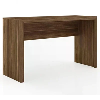 Mesa Escrivaninha Tecno Mobili Me4135 Para Escritorio, Nogal