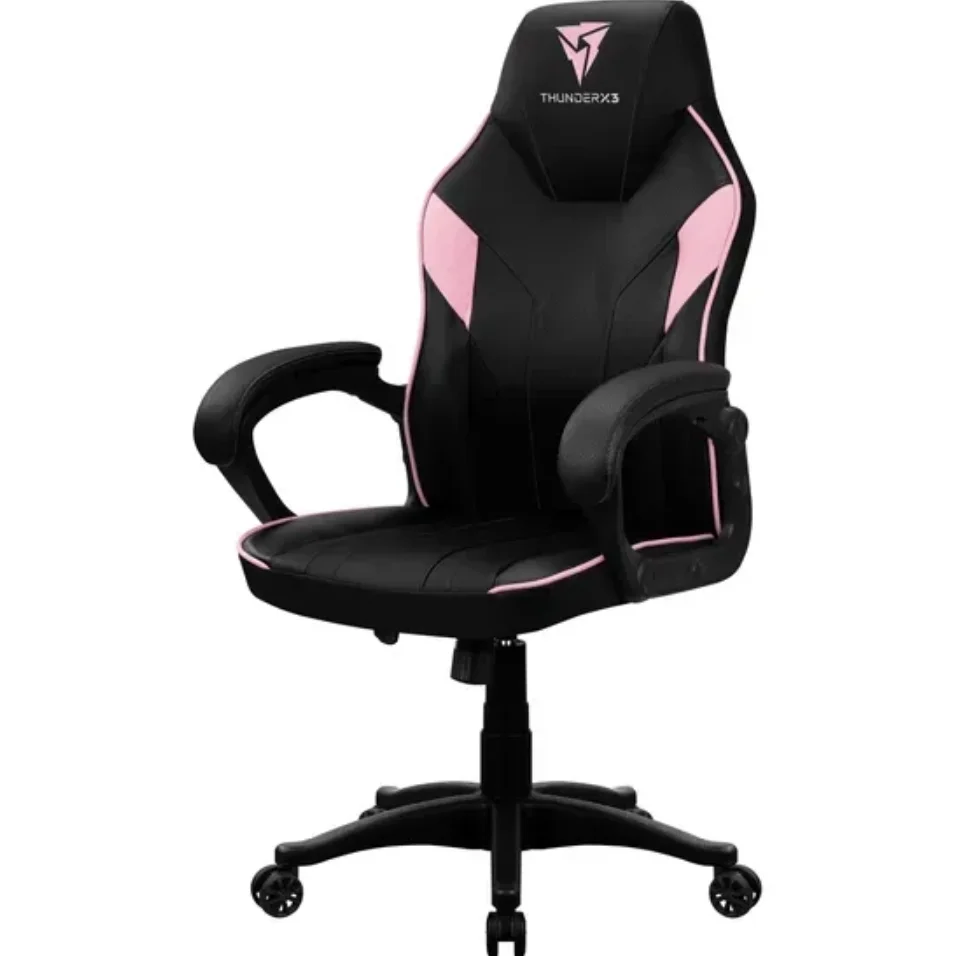Imagem 4 de 5 do produto Cadeira Gamer Thunderx3 Ec1, Suporta Até 120kg, Cilindro De Gás, Almofadas, Preto E Rosa - 78233