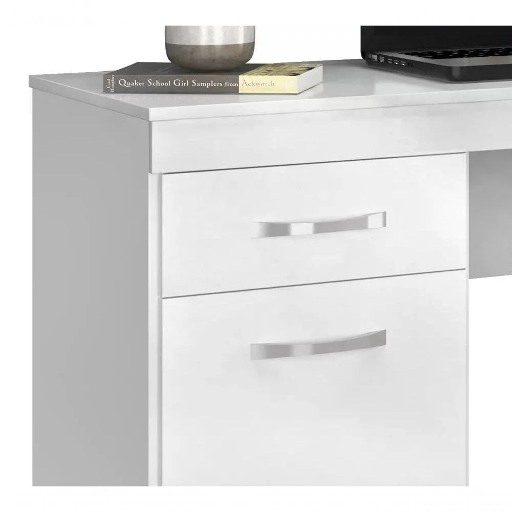 Imagem 4 de 5 do produto Escrivaninha 01 Gaveta Vitoria 29100 Branco Demobile Branco