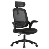 Cadeira Escritorio Elements Astra, Peso suportado 100kg, Preta