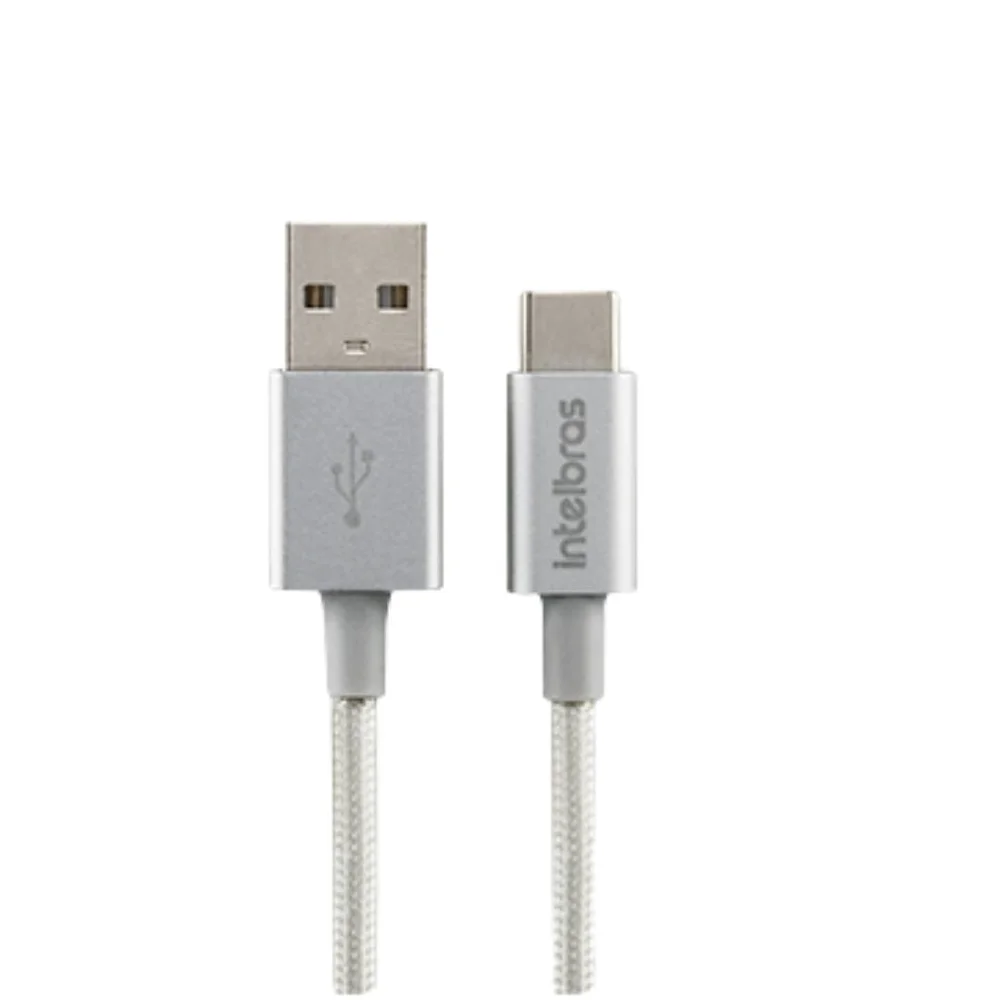 Imagem 3 de 5 do produto Cabo USB-C, 1.5m, Intelbras Euac15nb, Nylon, Branco
