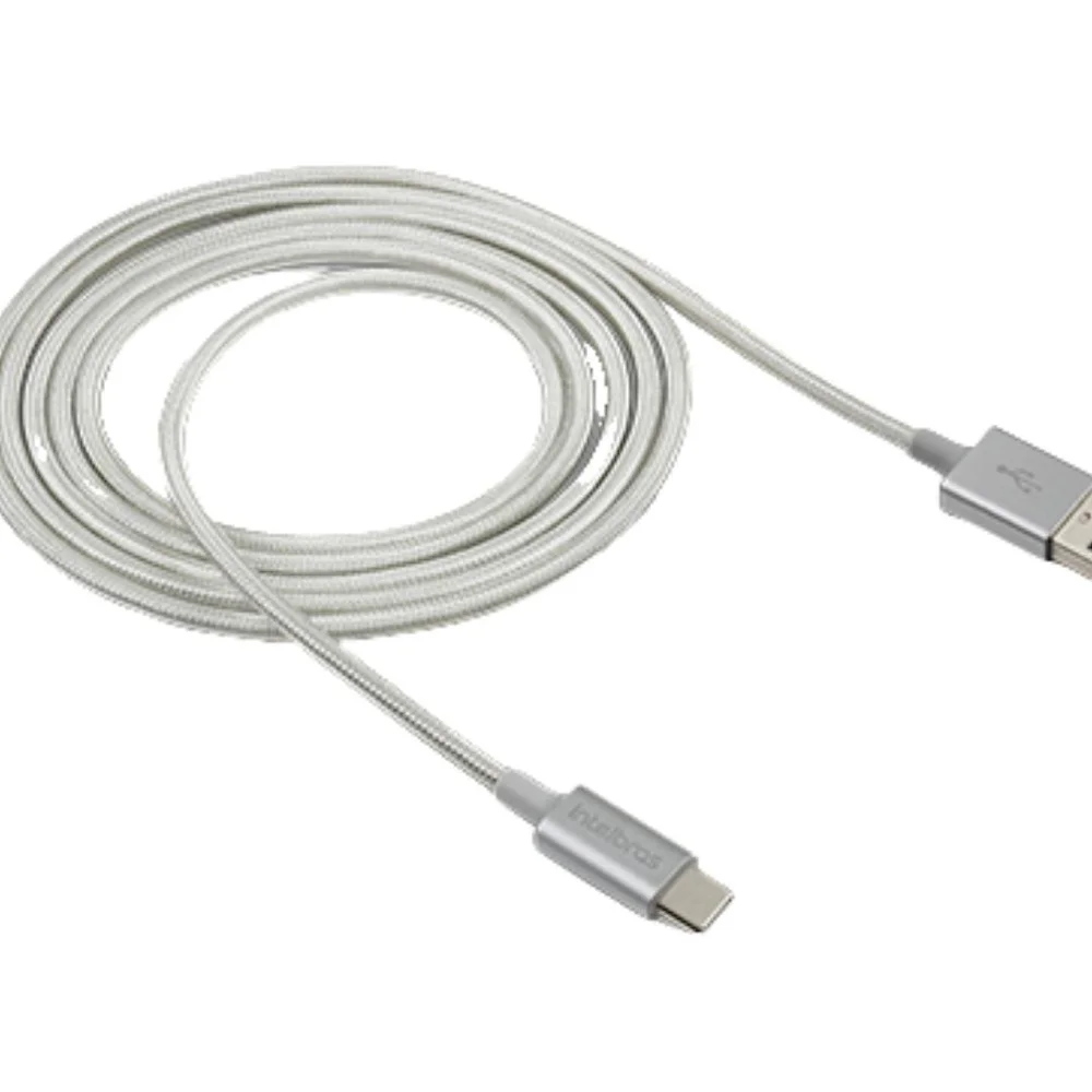 Imagem 5 de 5 do produto Cabo USB-C, 1.5m, Intelbras Euac15nb, Nylon, Branco