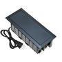 Caixa De Tomada, 7 Blocos, Embutir 5 Tomadas, 10a 2, USB 9.0a - Preto