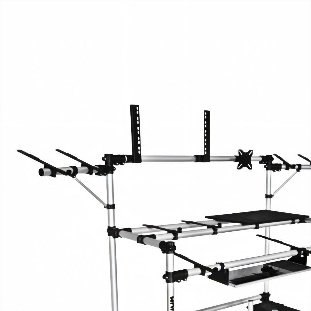 Imagem 3 de 3 do produto Suporte Titanium Racks Rs120 Para Mesa De Som, Controlador Sintetizador Mixer, Monitores E Periféricos Padrão 19 Polegadas - Ideal Para Eventos