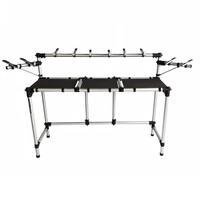 Rack Profissional Titanium Rdjmk2 Custom Para Mixer, Cdjs, Toca-disco, Com Suportes Laterais E Superiores, Ideal Para Shows