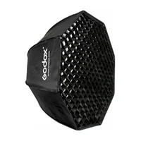 Softbox Godox Octasb-fw120, Octogonal, 120cm, Com Grid Para Flash, Com Sistema Bowen